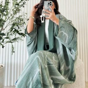 قطعة كارديجان طويل مطبوع بزهور للمرأة