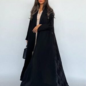 عباية عربية محتشمة كاجوال خفيفة الوزن طويلة