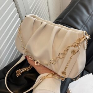 حقيبة كتف بلون واحد سادة