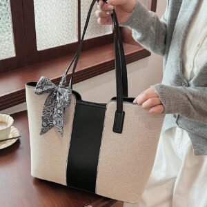 حقيبة كتف قماشية كاجوال للنساء