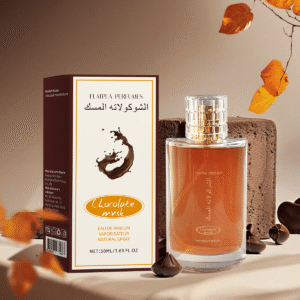 زجاجة عطر نسائي بعطر الموسك الشوكولاتة سعة 50 مل